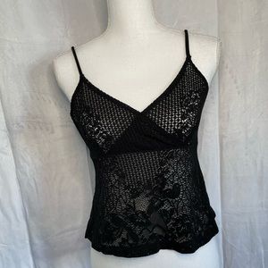 BEOBE clothing co fishnet tank top